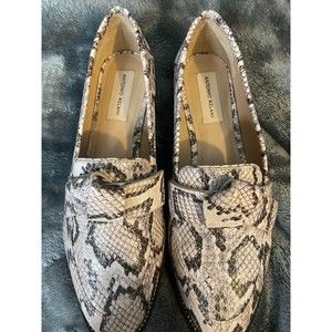 Pre-Owned Antonio Melani Darleane Snake Knotted Bow Print Loafer 9.5US Women's